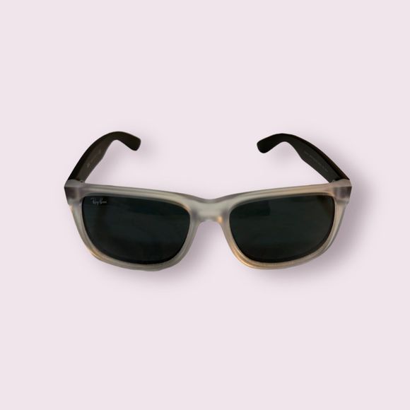 Ray-Ban RB4165 Justin Color Mix Sunglasses with Black Frame Grey-Black Lenses - Picture 1 of 9